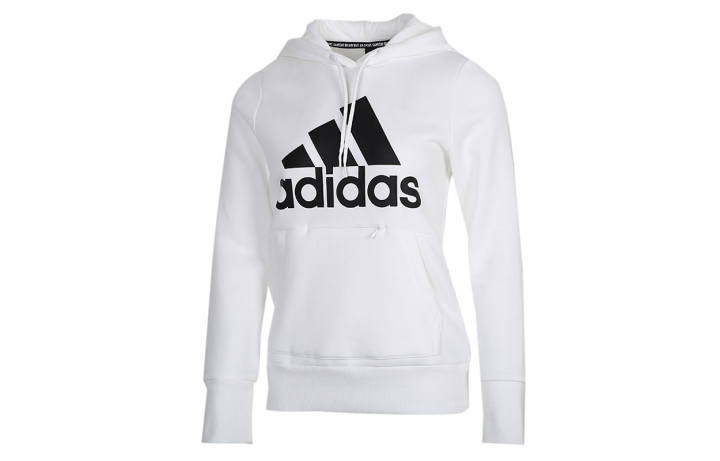 Adidas Adidas Sweatshirts Women's White Hooded Moderate Regular