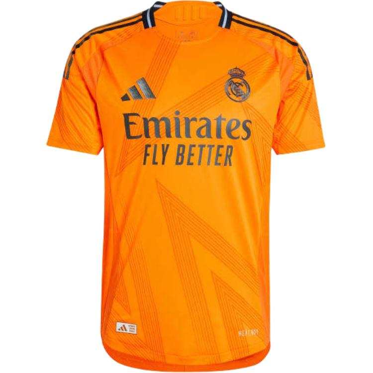 Adidas Adidas Real Madrid Real Madrid Kylian Mbappé 24/25 Away Authentic Jersey Soccer Jersey Men's Orange
