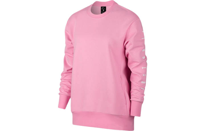 Nike Nike Sweatshirts Women's Pink Crew Neck Moderate Regular