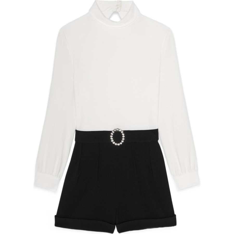 SAINT LAURENT SAINT LAURENT High Waist Backless Playsuit