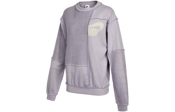 Nike Nike Sweatshirts Women's Purple Crew Neck Moderate Regular