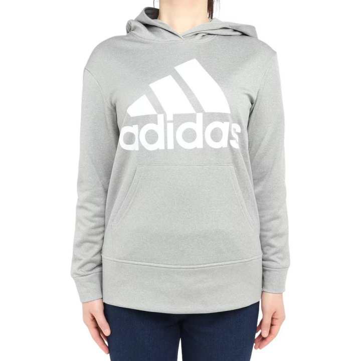 Adidas Adidas Sweatshirts Women's Gray Hooded Moderate Regular