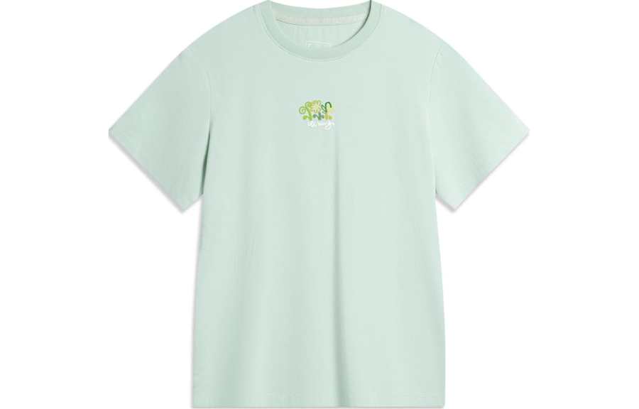 Li-Ning Li Ning China Culture Collection T Shirt Women's Ice Fat Green