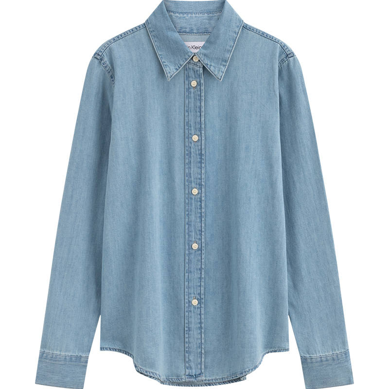 CALVIN KLEIN Shirt Women's Denim Light Blue