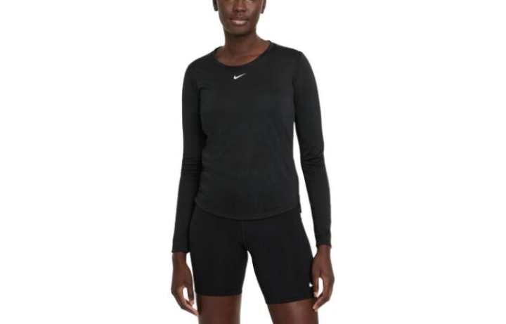 Nike Nike Dri Fit T Shirts Women's Black Crew Neck Moderate Other