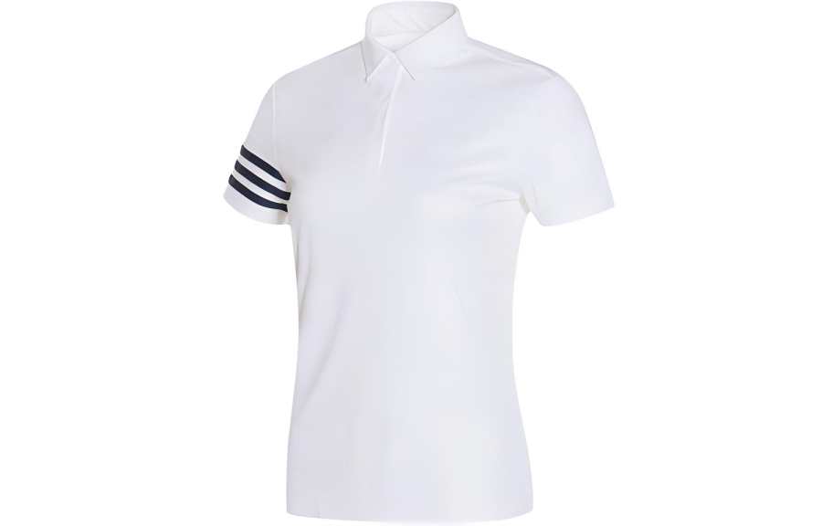 Adidas Adidas Polo Shirts Women's White Polo Collar Moderate Straight Fit