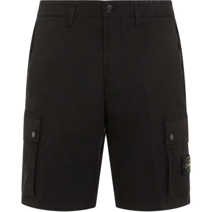 STONE ISLAND Casual Shorts Men's Black