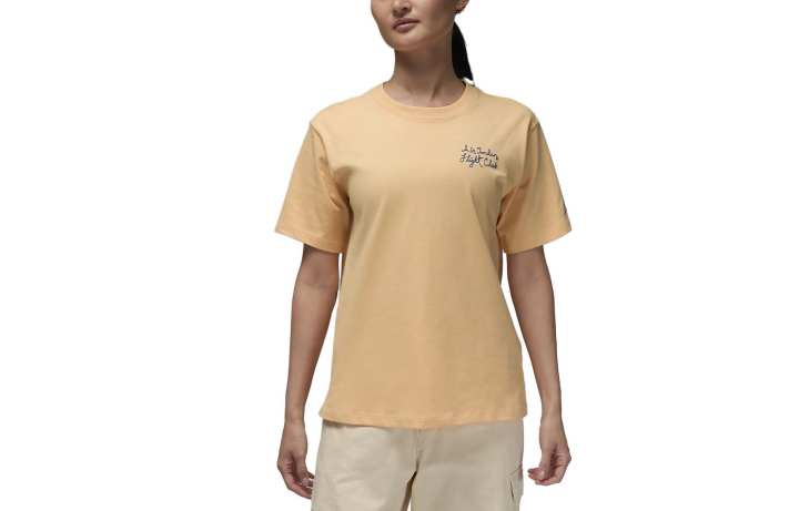 Jordan Jordan Drop Shoulder Sleeve T Shirt Women's Celestial Gold