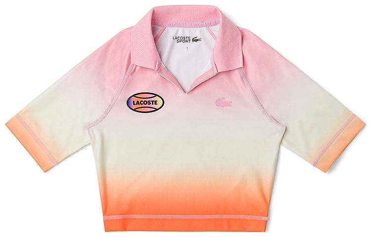 LACOSTE Polo Shirt Women's Pink