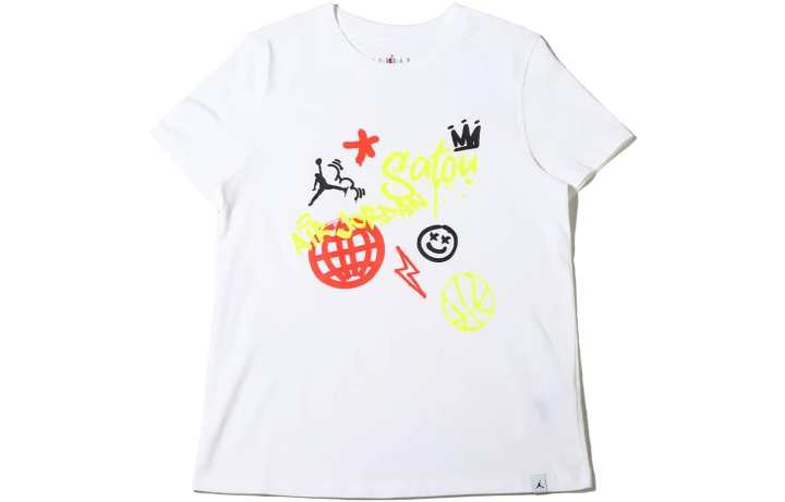Jordan Jordan T Shirts Women's White Crew Neck Moderate Other