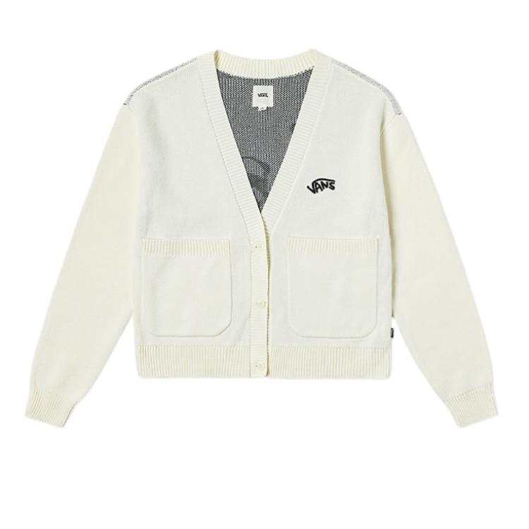 Vans CARDIGAN Sweater Women's Ecru