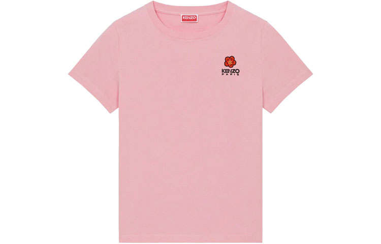KENZO Boke Flower Logo Embroidered Crewneck T-Shirt