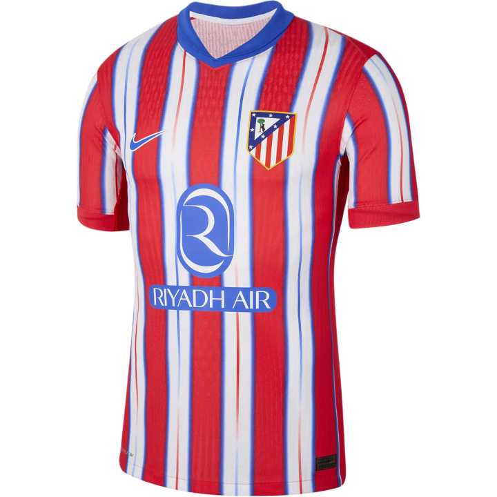 Nike Nike Atletico Madrid Soccer Jersey Player Edition Men's Royal Blue/Light Red/White