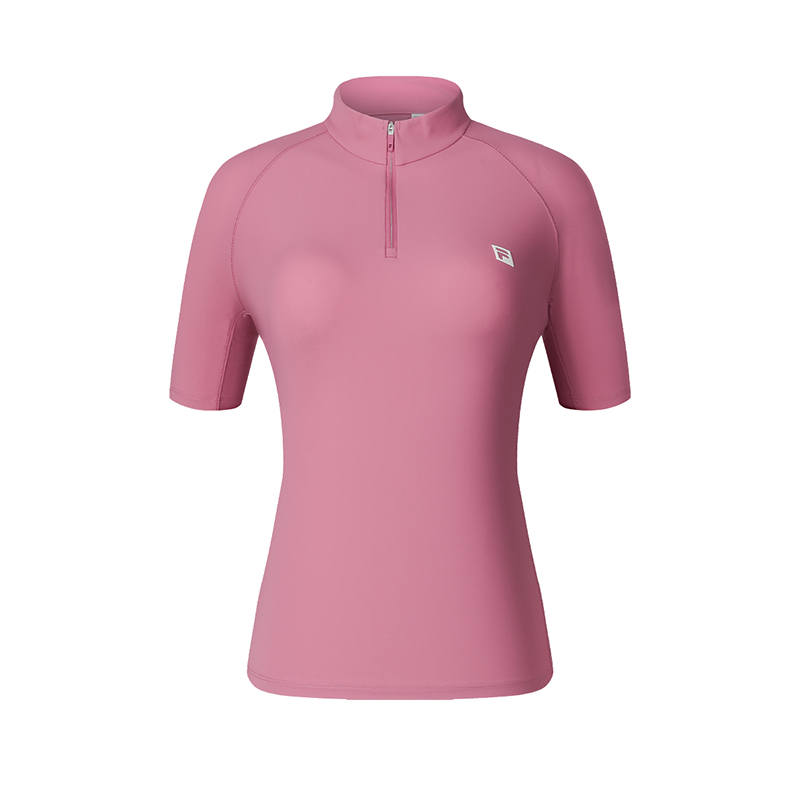 FILA Raglan Sleeve T Shirt Women's Spring Plum Red