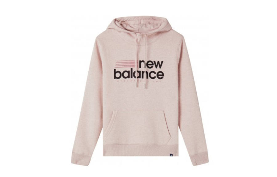 New Balance New Balance Sweatshirts Women's Pink Hooded Moderate Regular