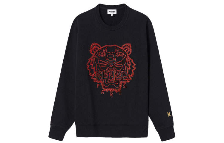 KENZO Classic Tiger Head Sweatshirt Women's Black