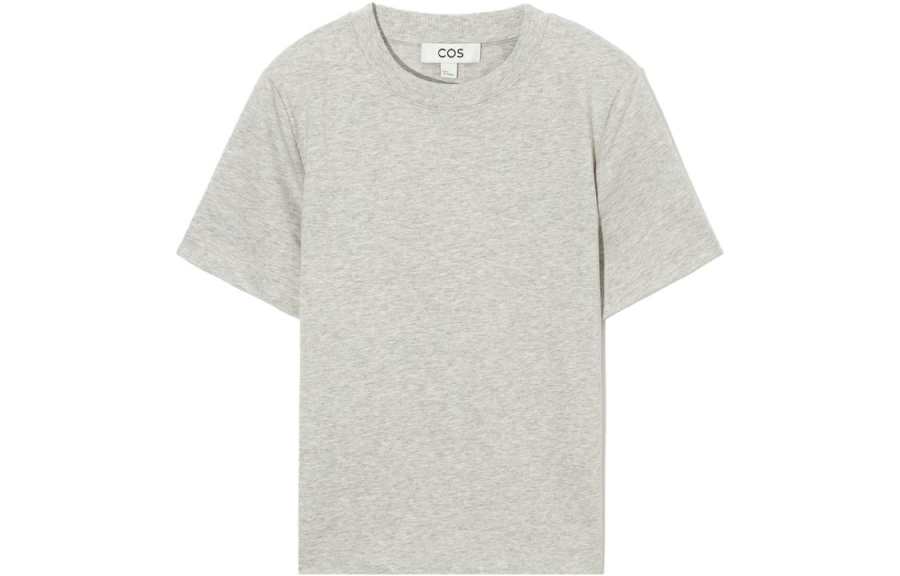 COS Regular Sleeve T Shirt Women's Gray