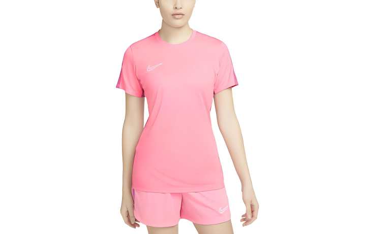 Nike Nike T Shirts Women's Fuchsia Crew Neck Moderate Straight Fit