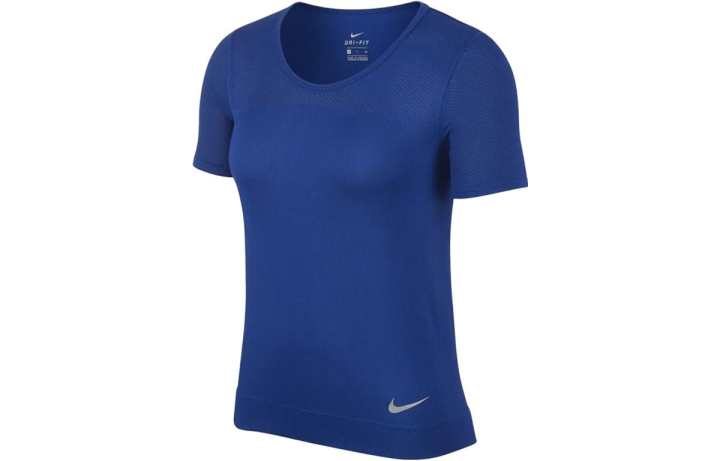 Nike Nike T Shirts Women's Blue Crew Neck Moderate Straight Fit