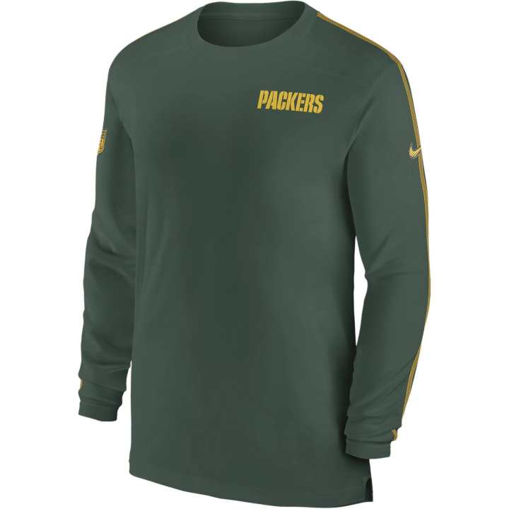 Nike Nike Green Bay Packers Sideline Coach Men's Nike Dri FIT Nfl Long Sleeve Top