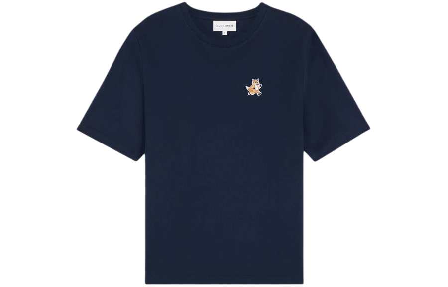 Maison Kitsune Maison Kitsuné Speedy Fox Patch Crewneck T Shirt