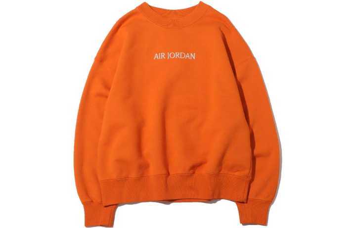 Jordan Jordan Sweatshirts Women's Orange Crew Neck Moderate Other