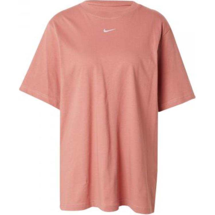 Nike Nike Sportswear Essentials Drop Shoulder Sleeve T Shirt Women's Canyon Pink