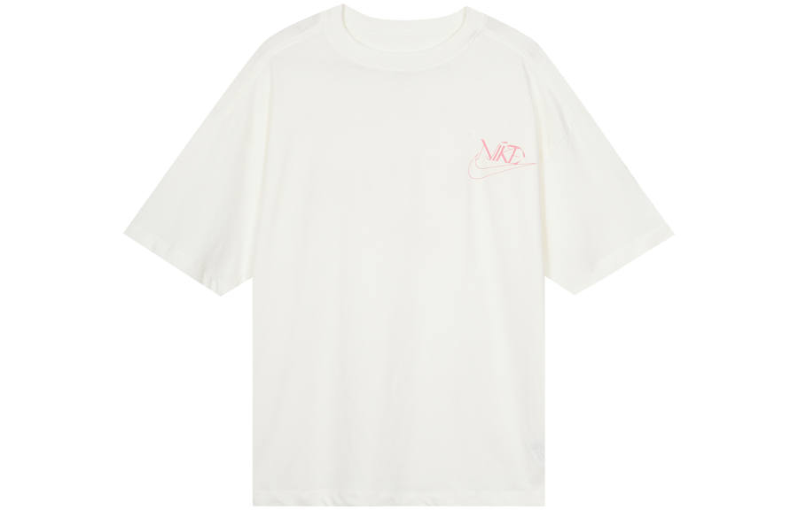 Nike Nike Sportswear Retro Letter Logo Print Oversized T-Shirt White