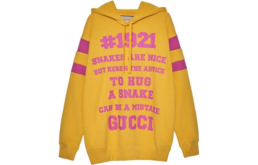 GUCCI 1921 Print Sweatshirt 'Honey Yellow'