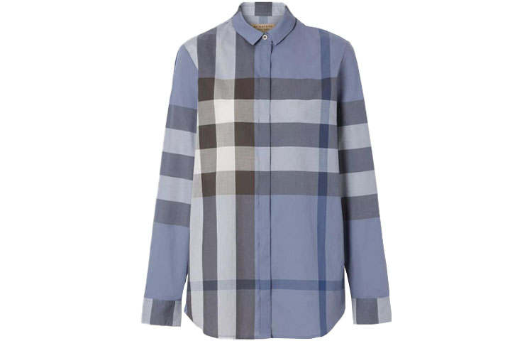 Burberry Shirt Women's Dark Sky Blue