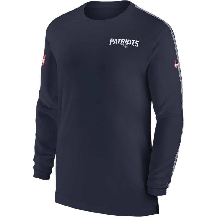 Nike Nike New England Patriots Sideline Coach Men's Nike Dri-FIT Nfl Long-Sleeve Top