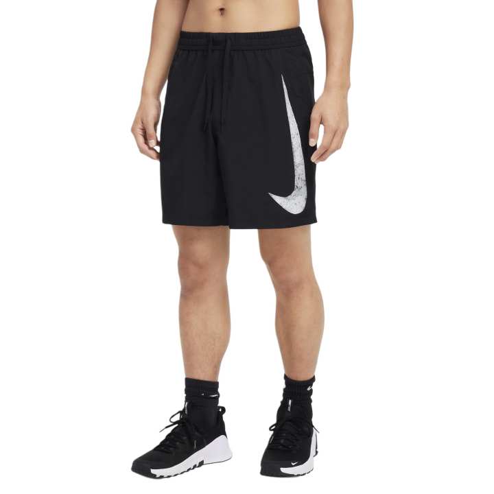 Nike Nike DRI FIT FORM Casual Shorts Men's Black/White