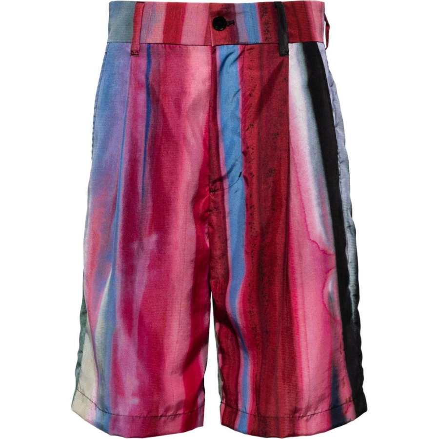 Feng Chen Wang Feng Chen Wang Striped Bermuda Shorts