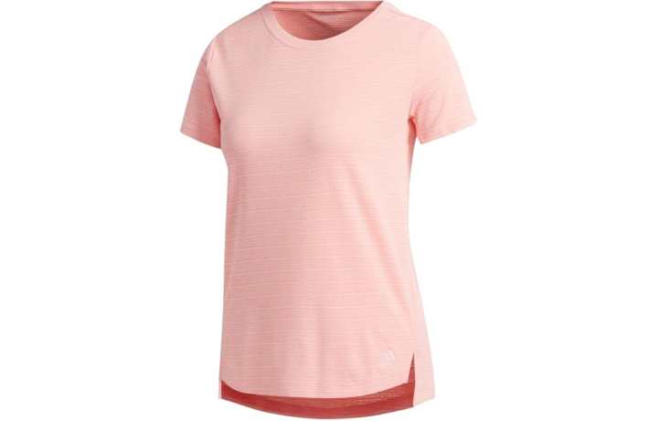 Adidas Adidas T Shirts Women's Pink Crew Neck Moderate Other