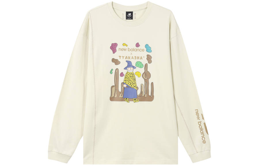 New Balance New Balance X TYAKASHA Sweatshirts Women's White Crew Neck Moderate Regular