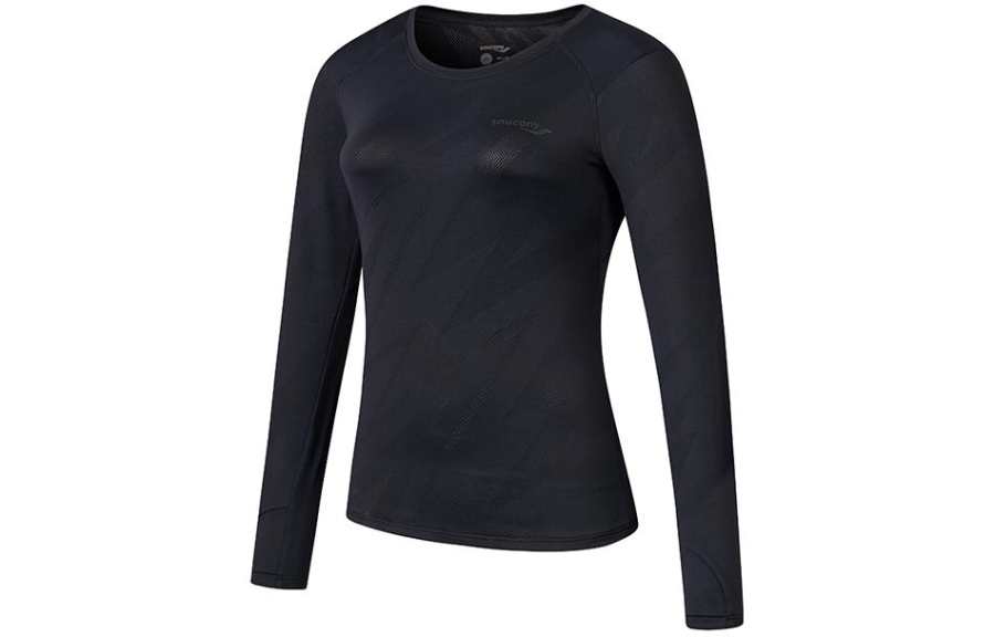 Saucony Raglan Sleeve T Shirt Women's Jet Black