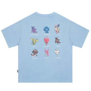 LBPC X PickleClub T Shirts Unisex Crew Neck Moderate Straight Fit