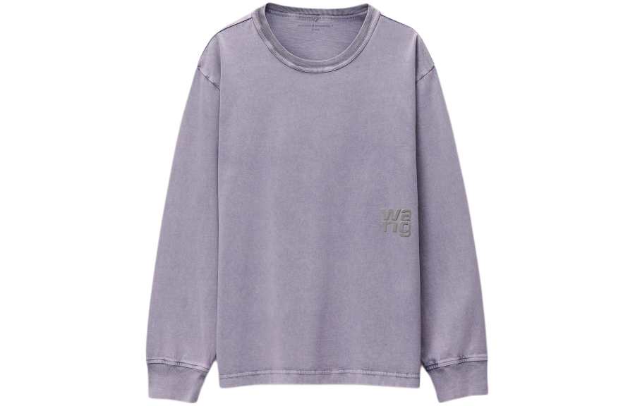 Alexander Wang SS24 Drop Shoulder Sleeve T Shirt Women's Light Purple