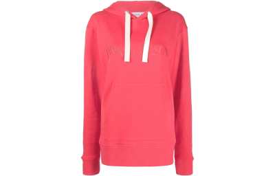JW Anderson Sweatshirts Women's Rose Red Hooded Moderate Regular