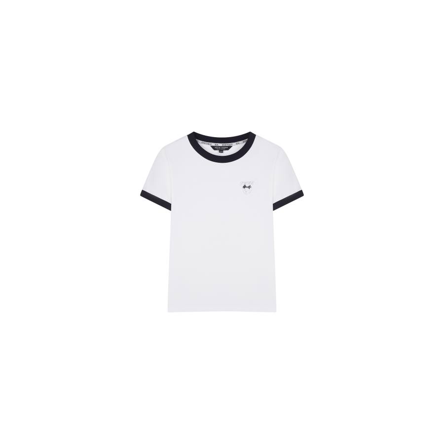 Teenie Weenie T Shirts Women's Crew Neck Moderate Straight Fit