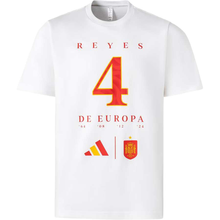 Adidas Adidas Spain National Team EURO WINNER TEE Soccer Jersey Men's White