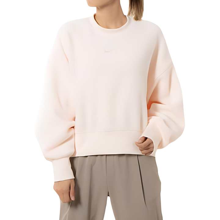Nike Nike Sweatshirts Women's Beige Crew Neck Moderate Other