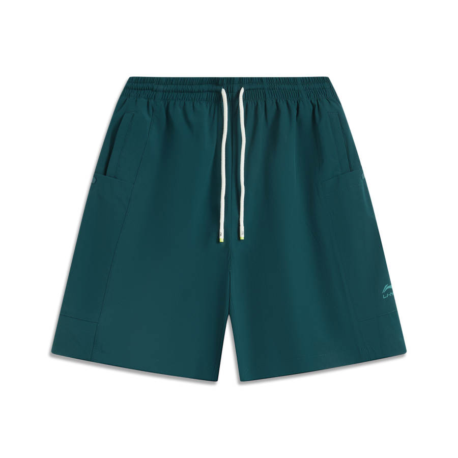 Li-Ning Li Ning Sports Life Collection Casual Shorts Men's Reef Green