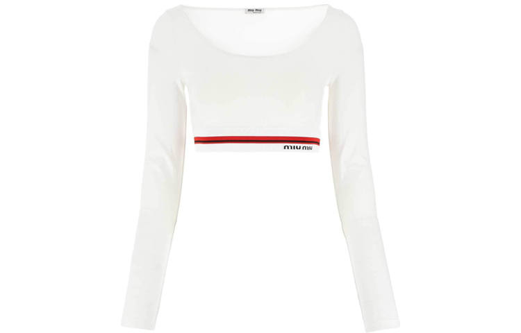 MIU MIU MIU MIU Sweatshirt Women's White