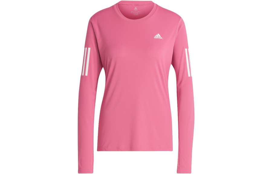 Adidas Adidas T Shirts Women's Pink Crew Neck Moderate Straight Fit