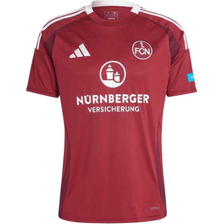 Adidas Adidas Nuremberg FC 1. FC Nürnberg Home Jersey Soccer Jersey Men's Red White