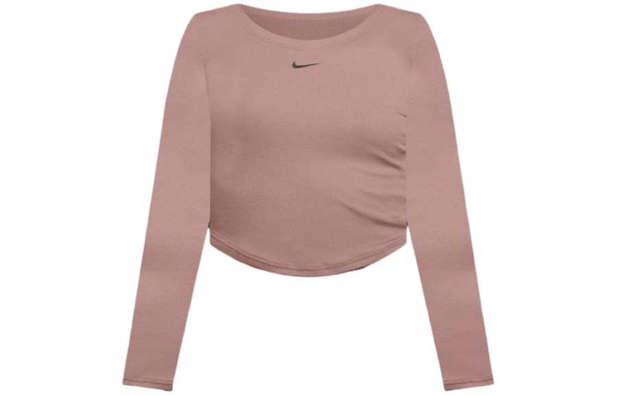 Nike Nike Drop Shoulder Sleeve T Shirt Women's Smokey Mauve