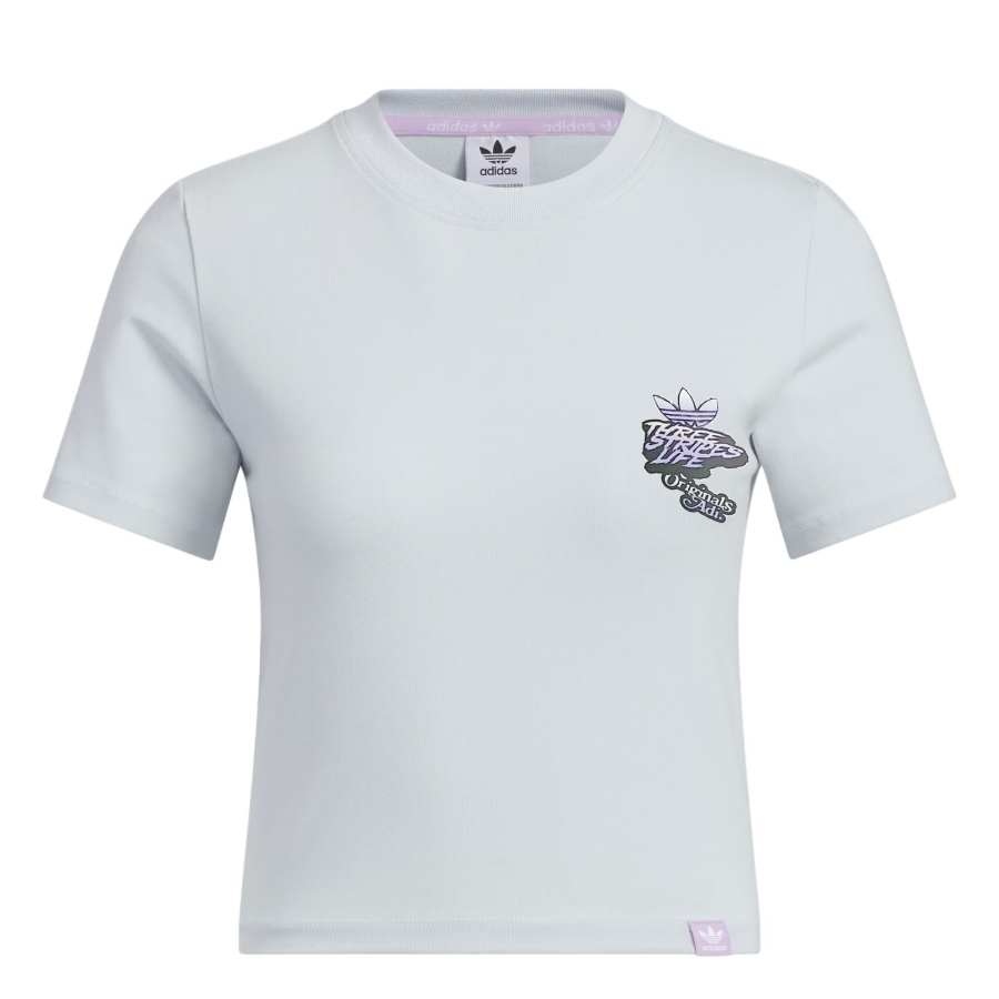 Adidas Originals CITY SKATE Regular T Shirt Women's Light Blue