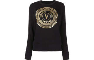 VERSACE JEANS COUTURE Sweatshirt Women's Black