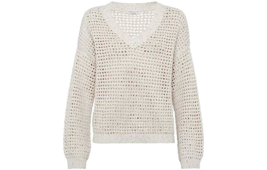 Brunello Cucinelli V Neck Knitted Jumper